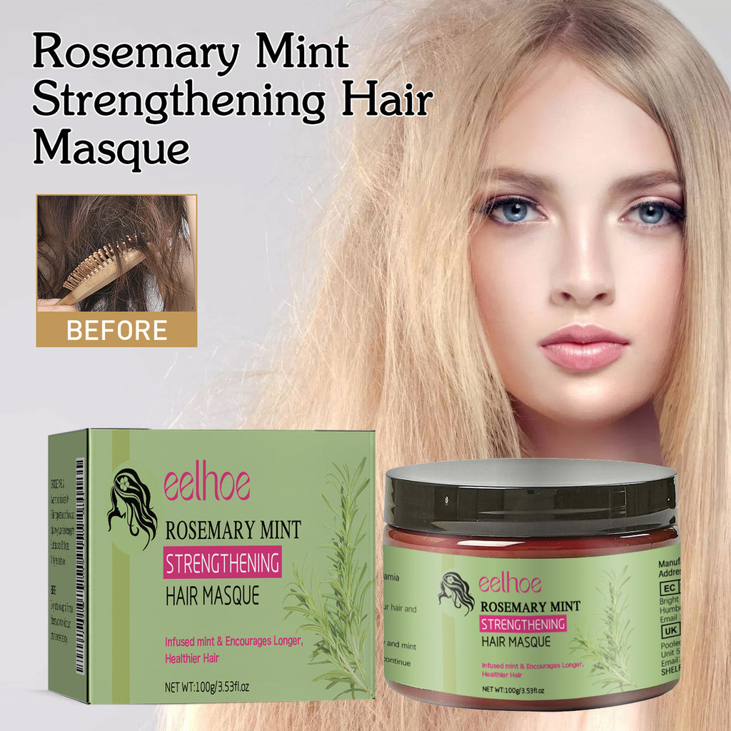 Rosemary Hair Mask Deeply Nourishes And Softens Hair, Repair Dry Hair And Fluff Hair Treatment Hair Mask