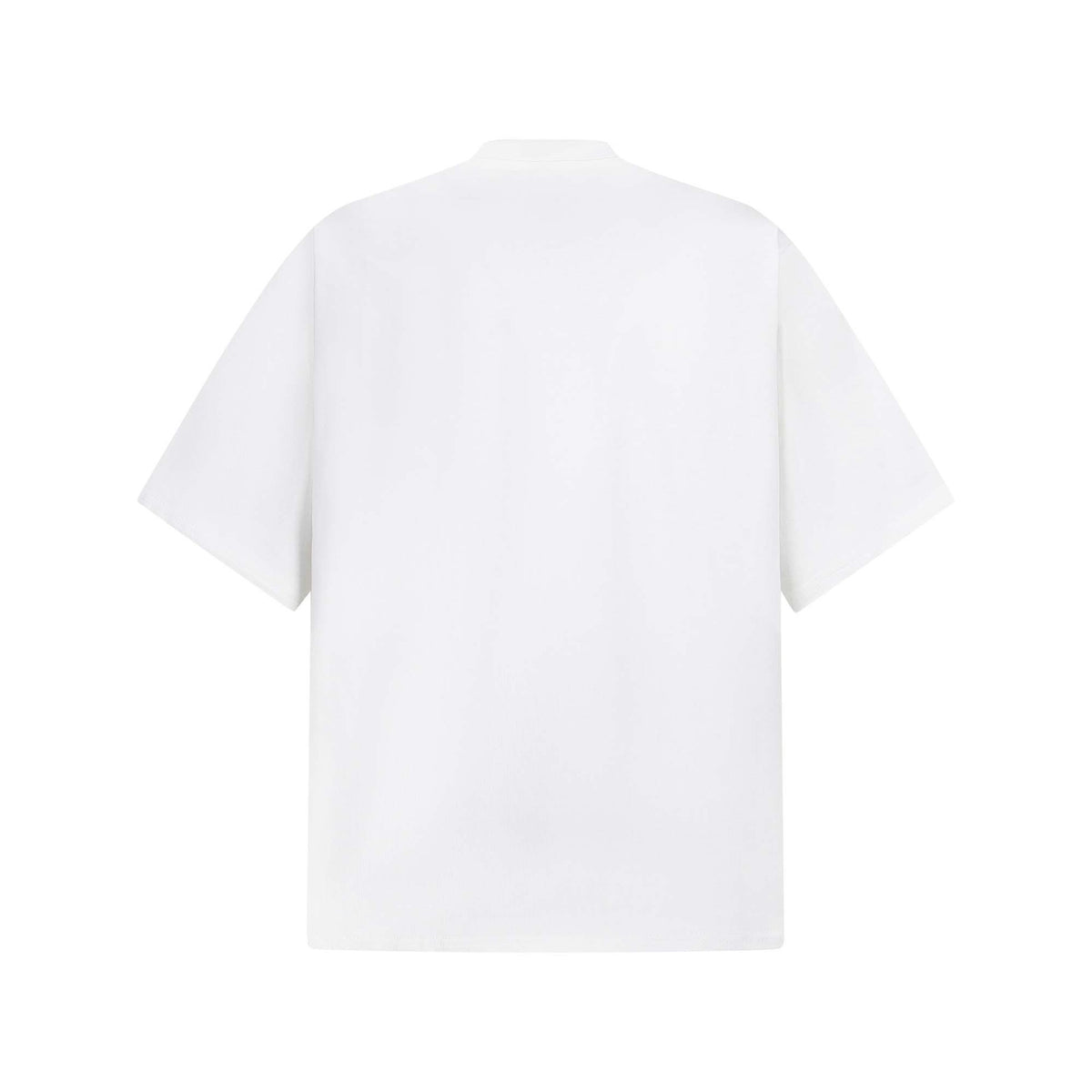 High Street Style Human Shadow Letter Print Short Sleeve T-Shirt Unisex Loose Casual Hip Hop Half Sleeve Tee
