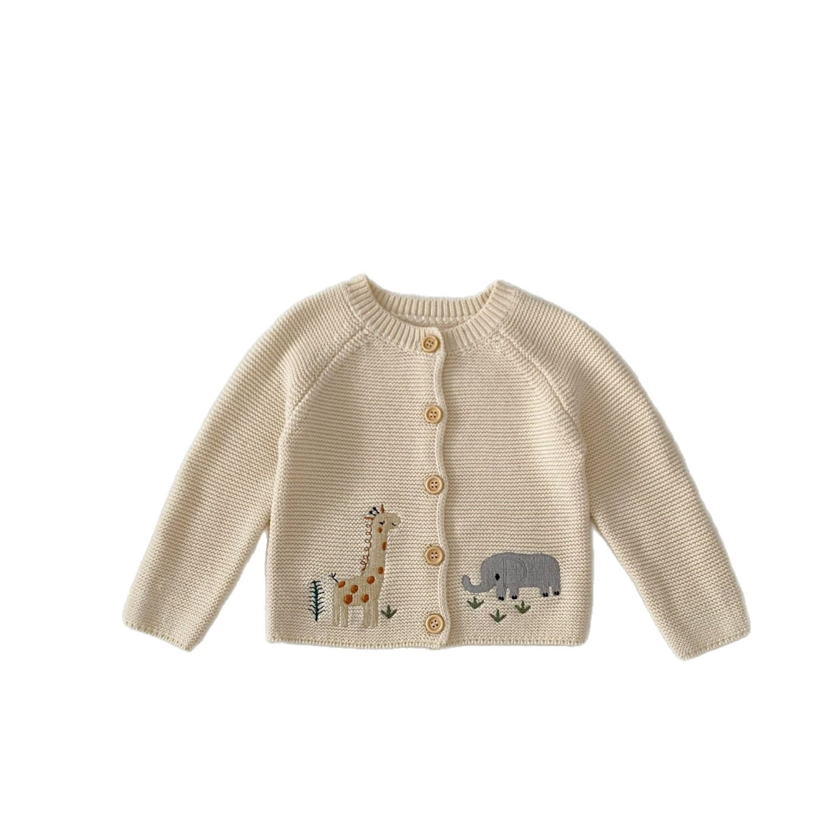 Animal Knit Girls' Cardigan