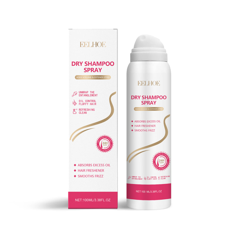 Dry Hair Spray Lazy Fluffy Hair Gel Refreshing Degreasing Hair Leave-In Styling Long Duration Dry Hair Spray