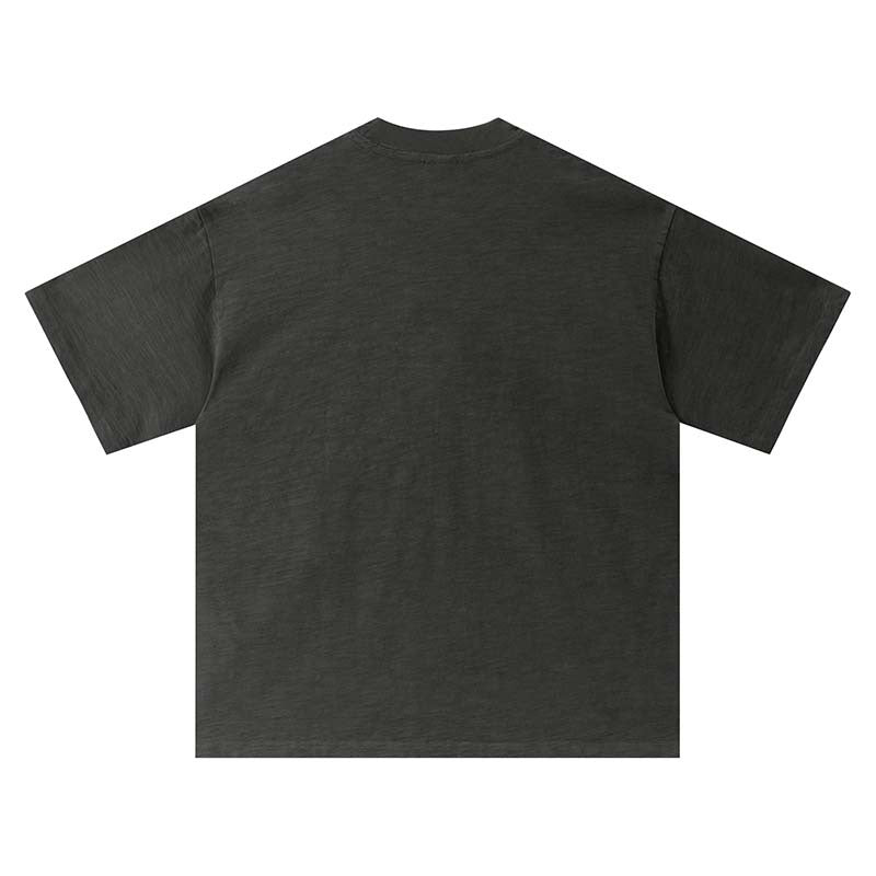 Hair print short sleeved shirt