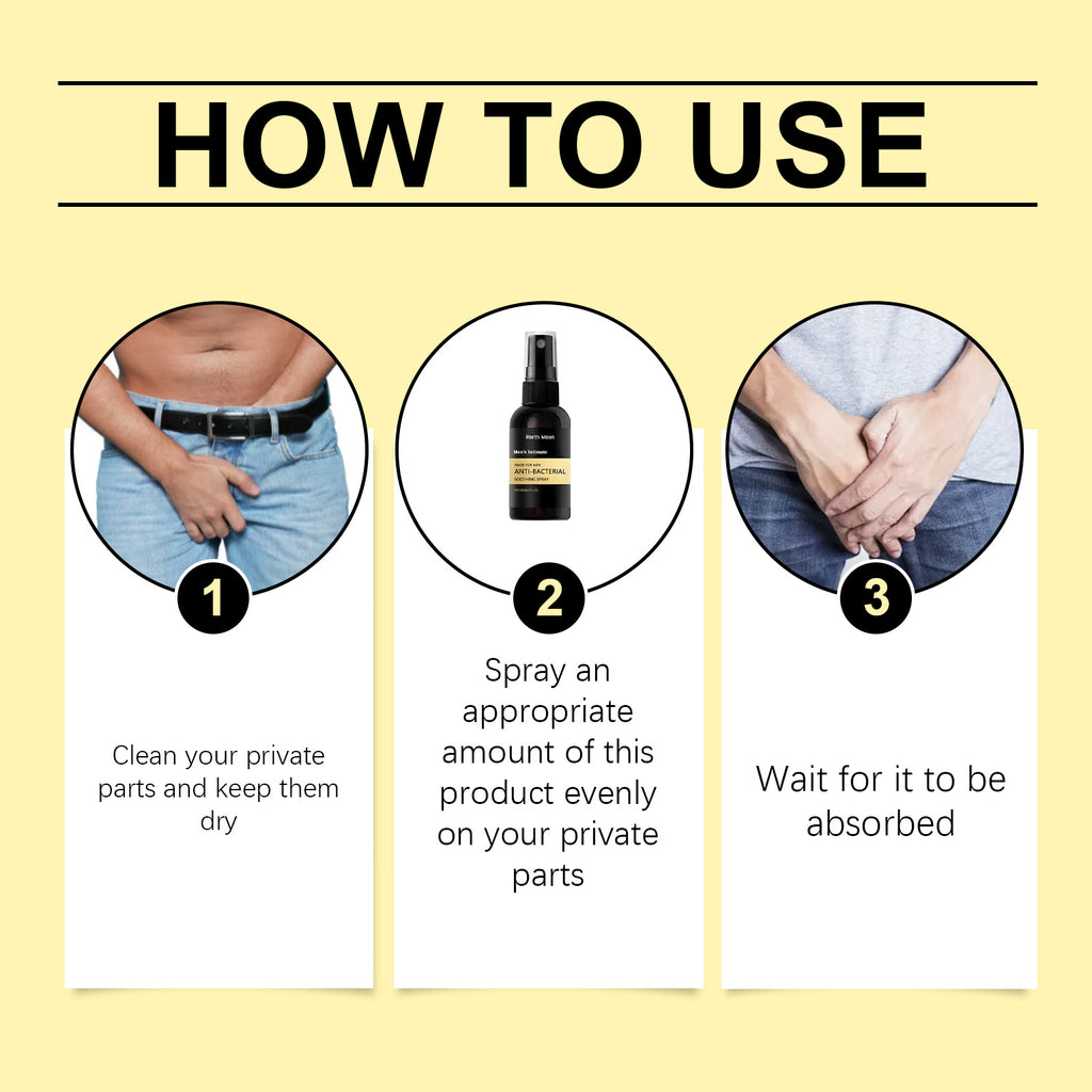 North Moon Male Body Care Spray Gently Relieves Daily Body Parts Discomfort Male Care
