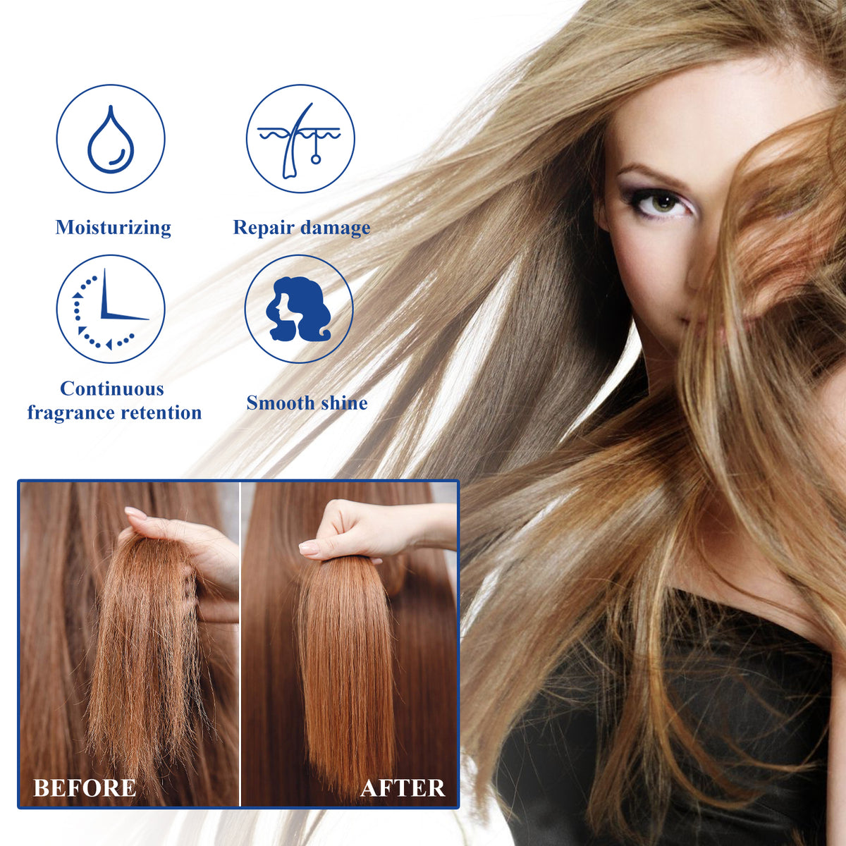 Protein Hair Straightening Cream Nourishes Hair, Smooths Hair And Scalp, And Takes Care Of Smooth, Frizzy And Dry Hair