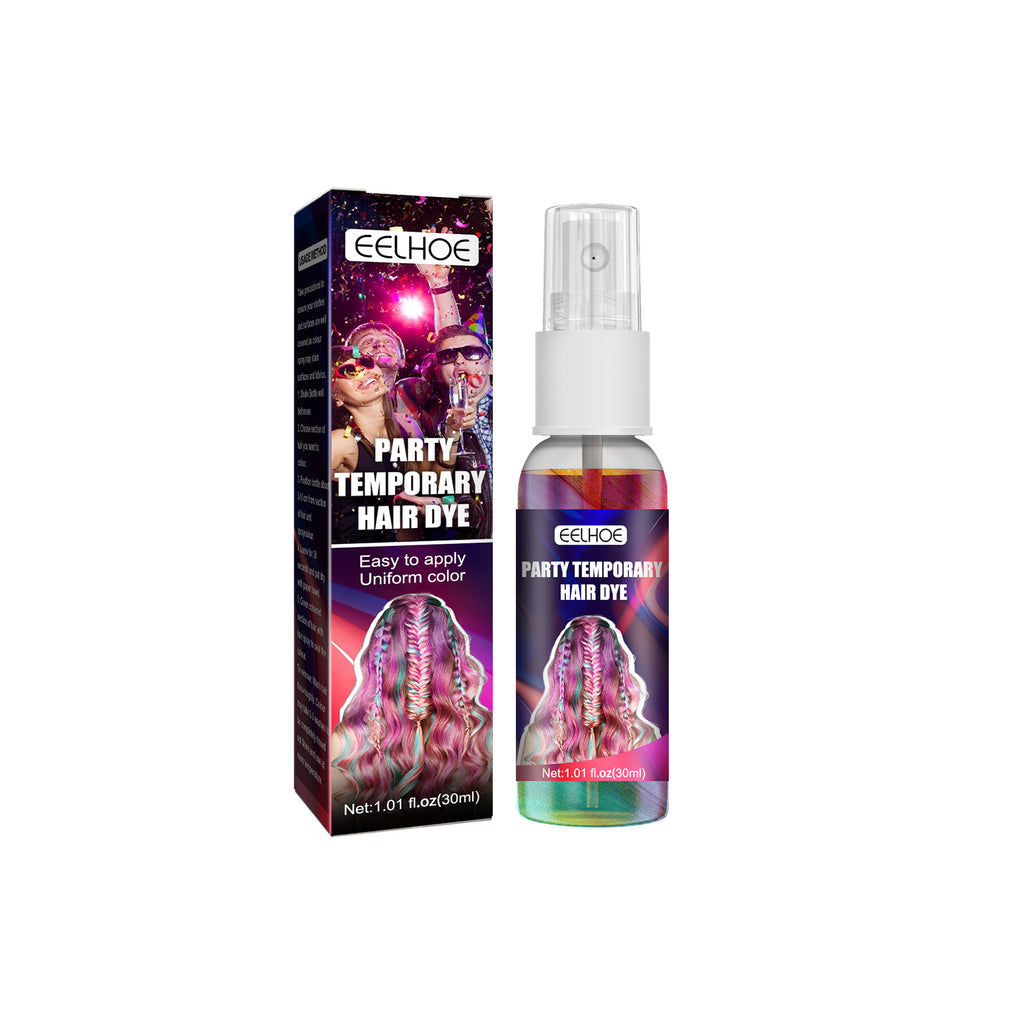 Party Temporary Hair Dye, Disposable Party Glitter Hair Color Fast And Easy Color Without Damaging Hair