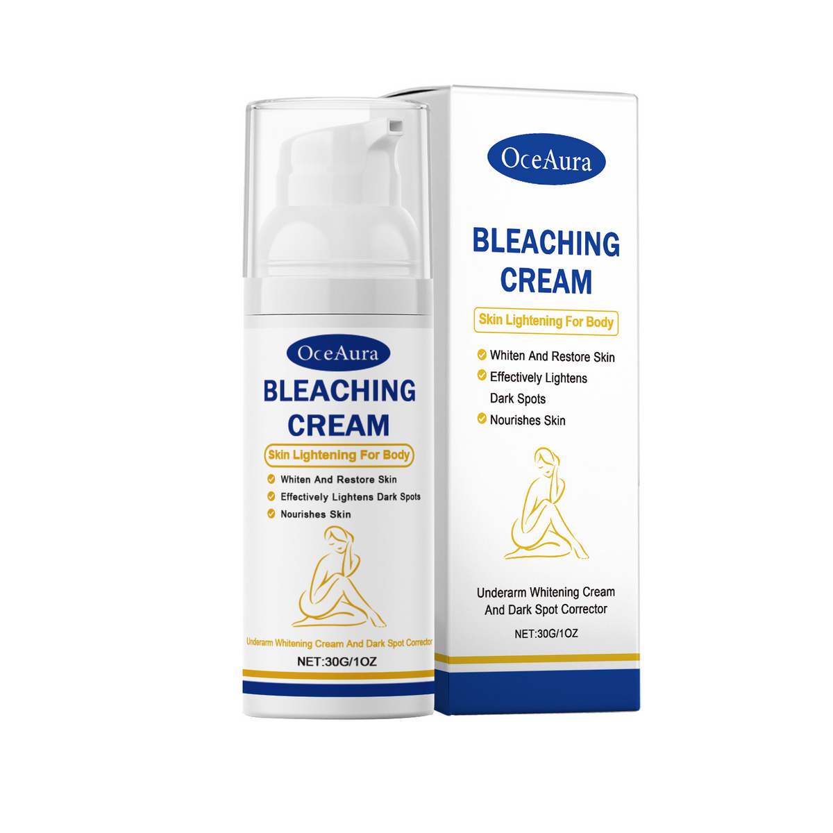 OceAura Vitamin C Brightening Cream Moisturizes, Nourishes And Equalizes Skin, Brightens And Firmers Skin With Natural Radiance