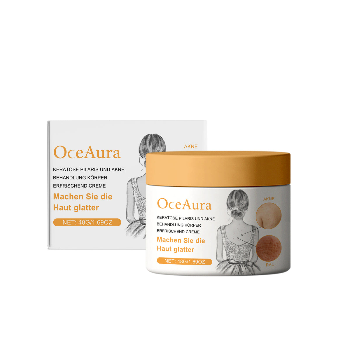 OceAura Skin Care Cream Gentle Repair Skin Clean Exfoliating Delicate And Smooth Skin Care Cream
