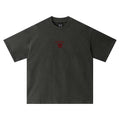 Hair print short sleeved shirt