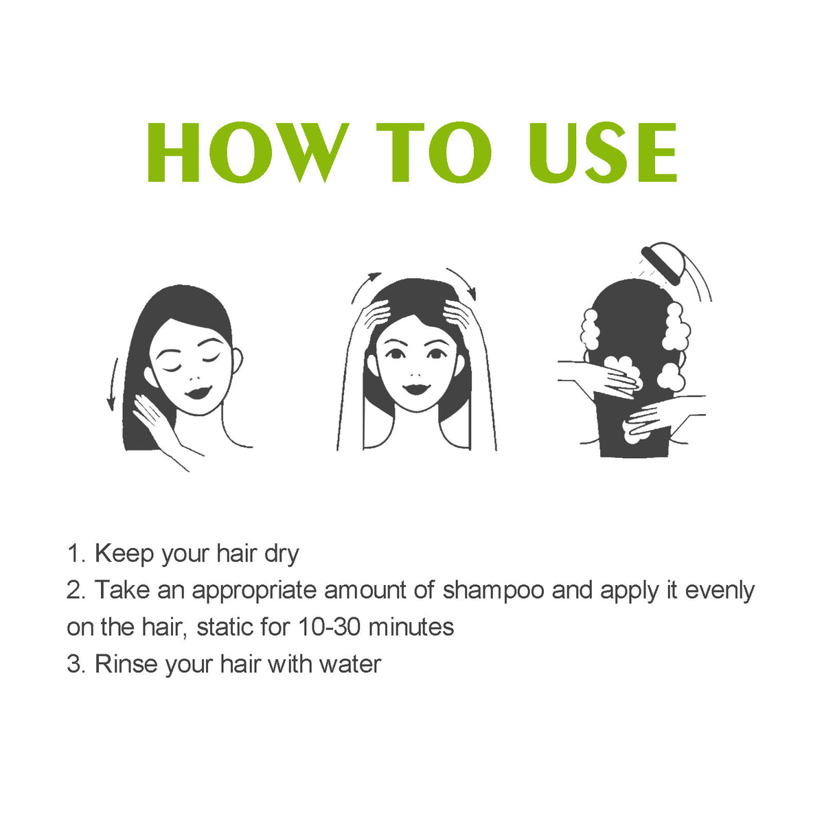 HOEGOA Hair Dye Shampoo, Gentle Hair Moisturizing Hair Fast Easy Coloring Lasting Hair Cream