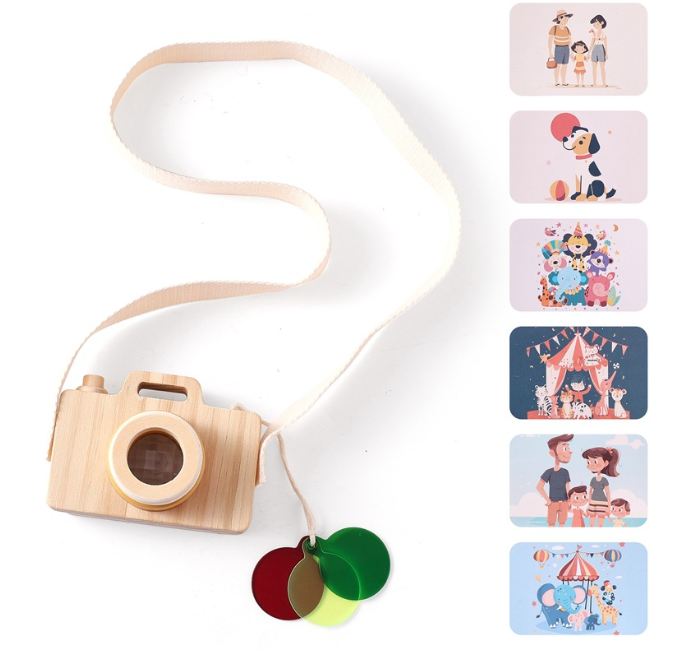 Little Explorer Wooden Camera