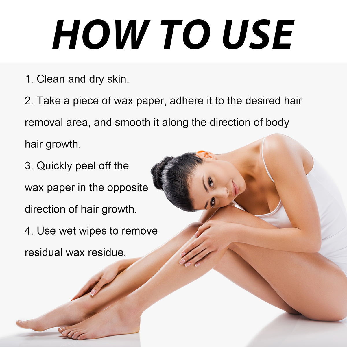 Wax Strips For Body, Honey Hair Removal Cream For The Whole Body To Remove Armpit Hair Hand Hair Leg Hair Mild Not Irritating