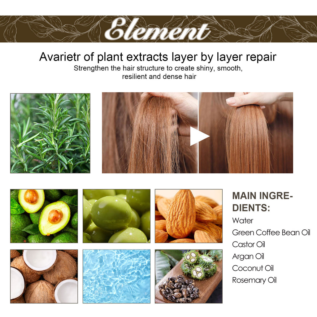 Rosemary Dense Hair Essential Oil, Prevent Hair Loss, Repair Frizz And Dry Hair Dense Hair Essential Oil