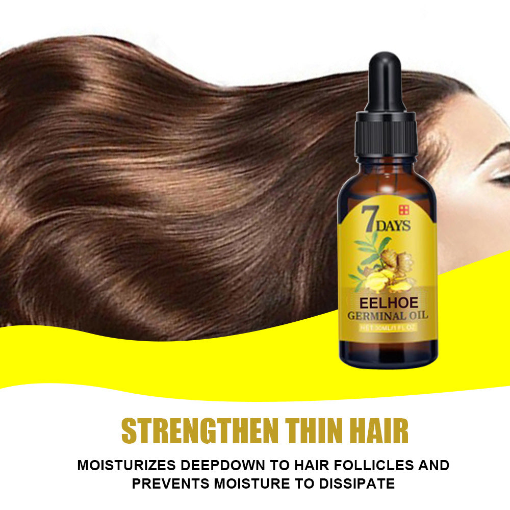 EELHOE Ginger Hair Care Liquid (10ml) Is A Nourishing And Moisturizing Hair Care Liquid That Strengthens And Prevents Hair Loss