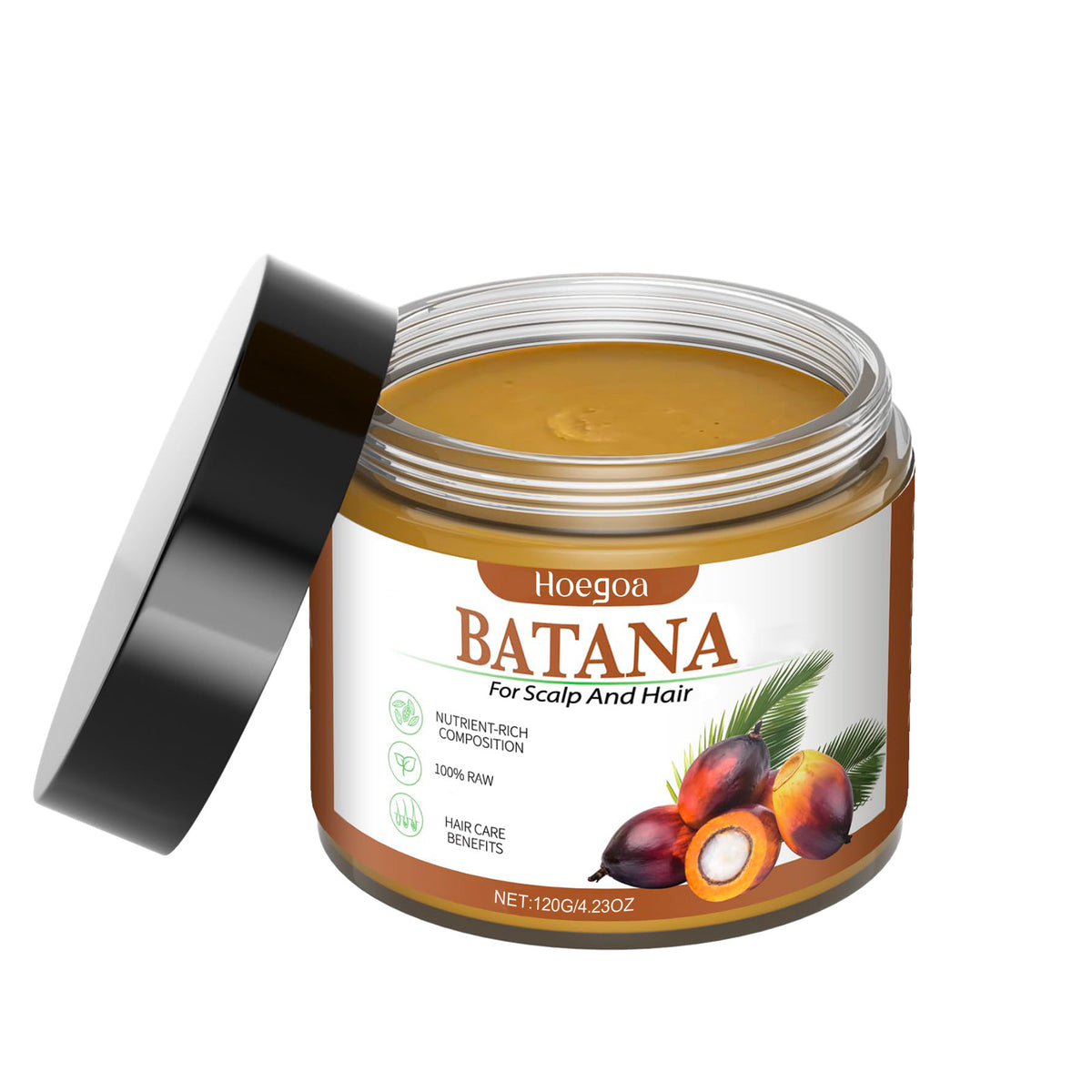 Batana For Scalp And Hair, Nourishing Dry Hair Tail Care Smooth Hair Care Scalp Hair Mask Hair Care Oil