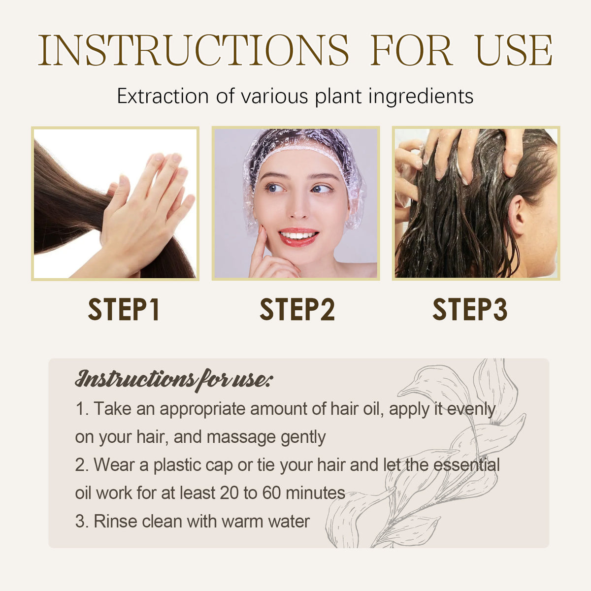 Batana For Scalp And Hair, Nourishing Dry Hair Tail Care Smooth Hair Care Scalp Hair Mask Hair Care Oil