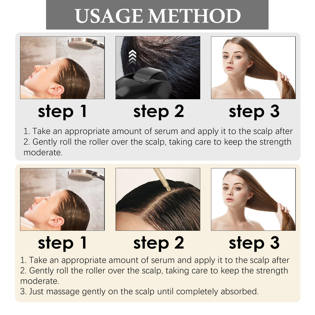 East Moon Boost Hair Serum, Prevent Hair Loss Strengthen Thicken And Nourish Hair Roots Hair Care Serum Set