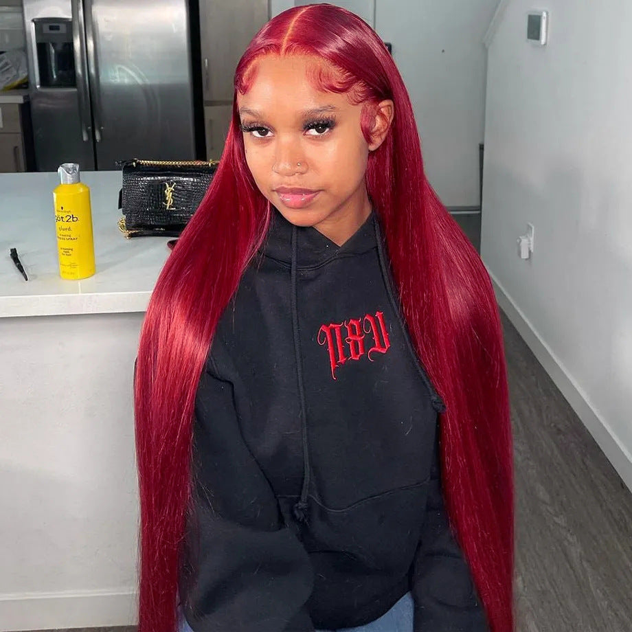 200 Density  Straight Human Hair Wigs