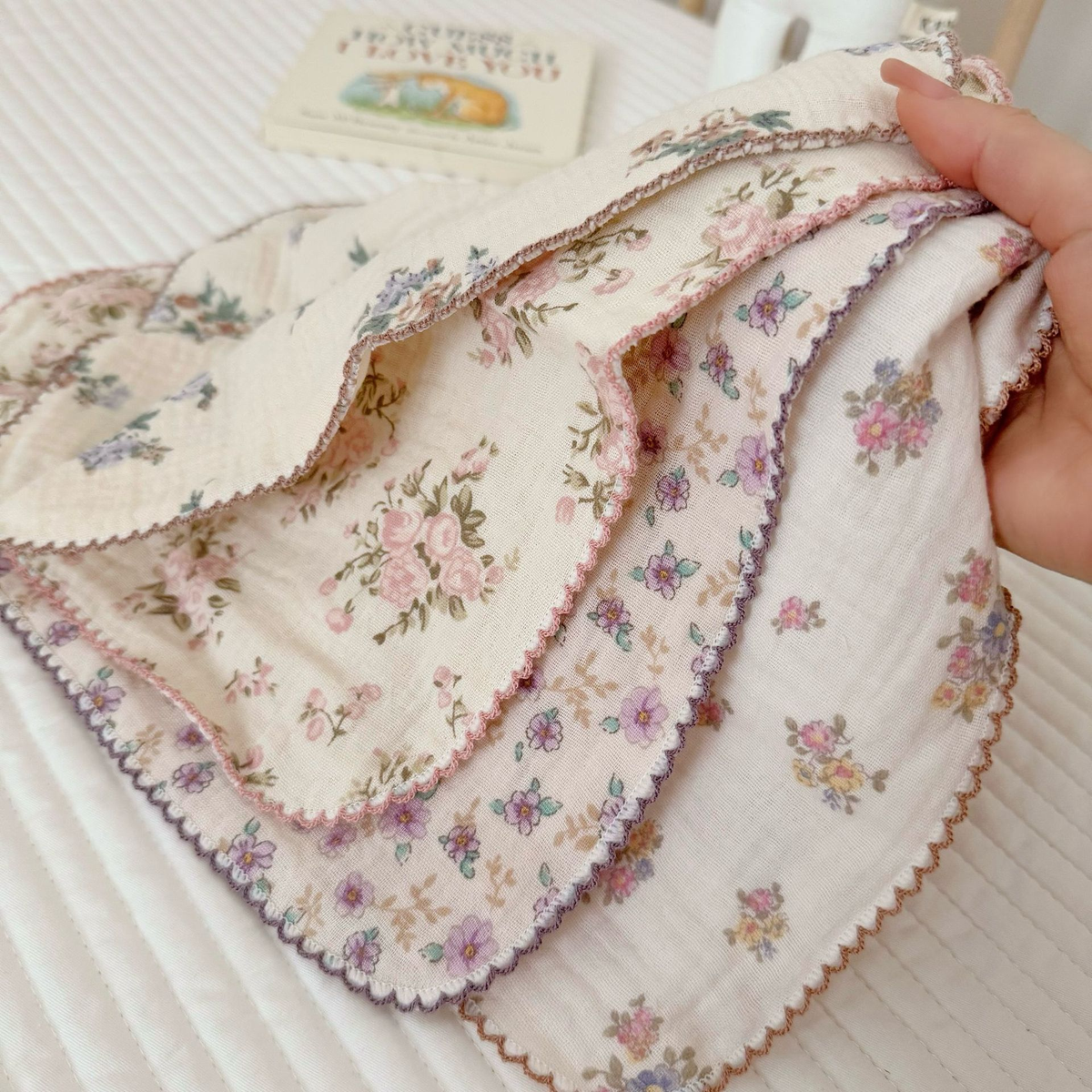 Floral Cotton Towel Set