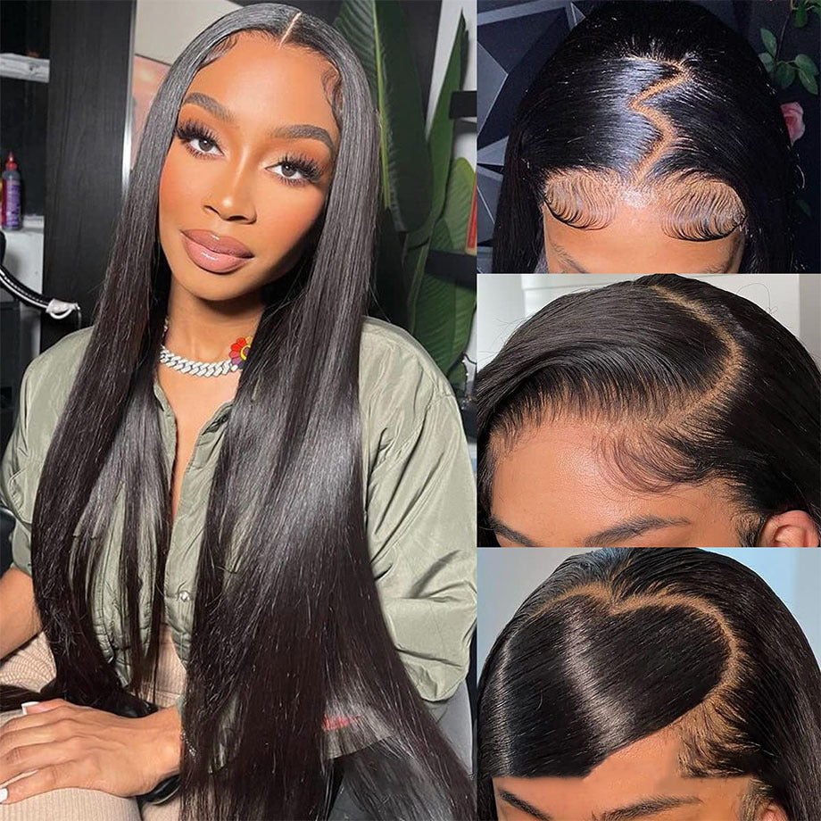 Glueless Wigs Wear and Go Human Hair Wig Straight