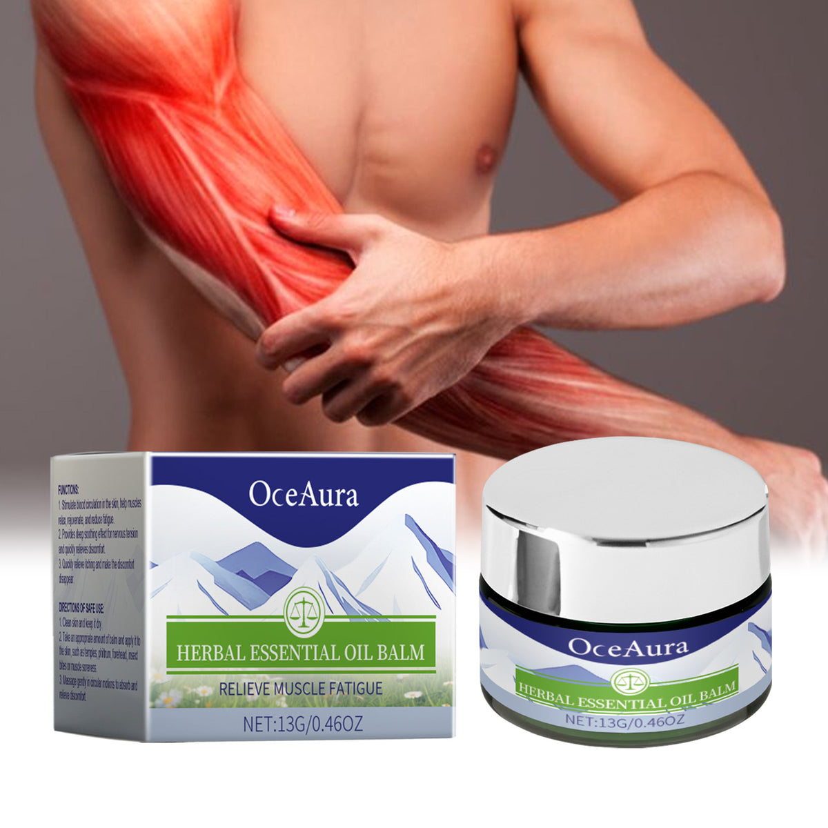 Oceaura Herbal Balm Moisturizes And Moisturizes Body Skin With Mosquito Bite Skin Care Balm