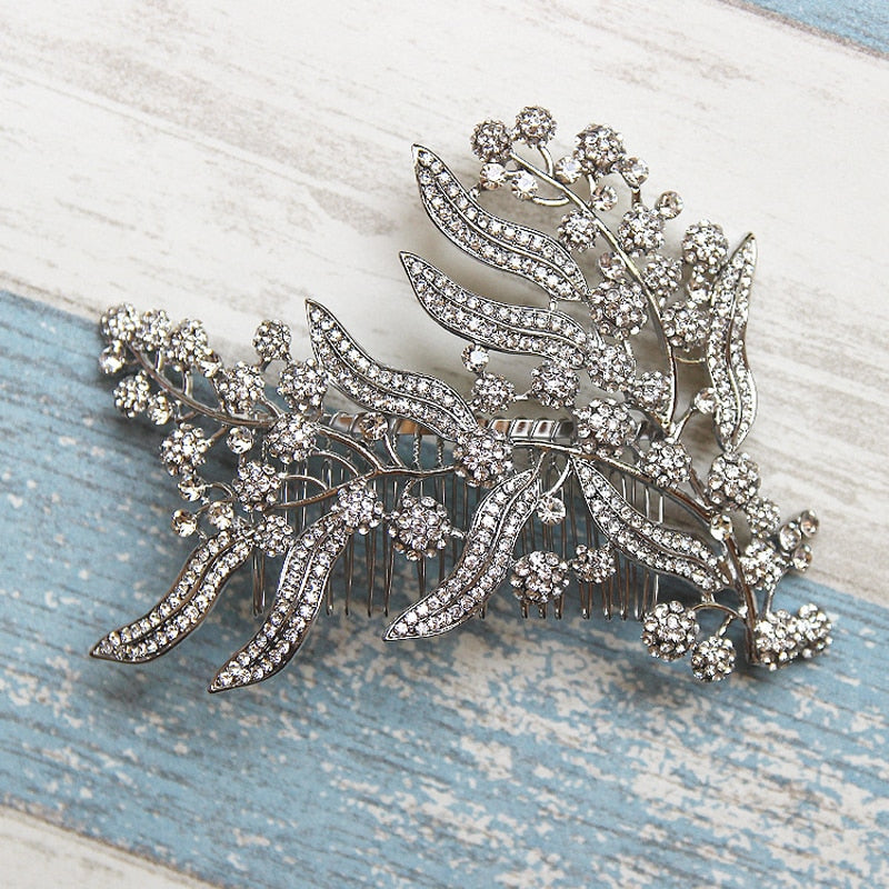 Bridesmaid Hair Comb Women Wedding Hair Accessories Leaves Bridal Headpiece Hair Accessories Wedding Jewelry Bridal Hair Piece