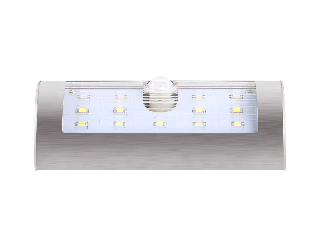 Solar Light Outdoor Waterproof LED Household Stainless Steel Human Body Induction Garden Street Light Wall Light