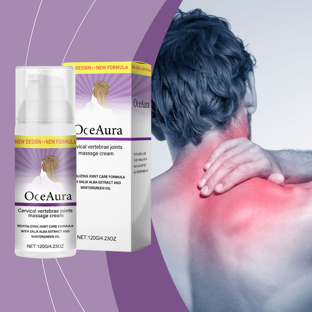 OceAura Shoulder And Neck Massage Cream Gentle Care For Shoulder And Neck Daily Massage With Topical Treatment Cream