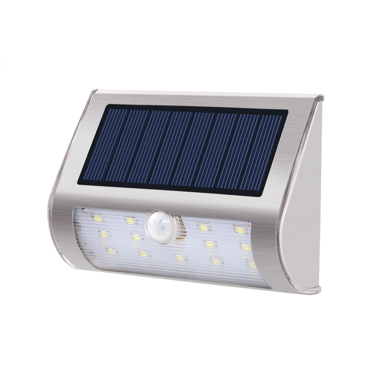 Solar Light Outdoor Waterproof LED Household Stainless Steel Human Body Induction Garden Street Light Wall Light