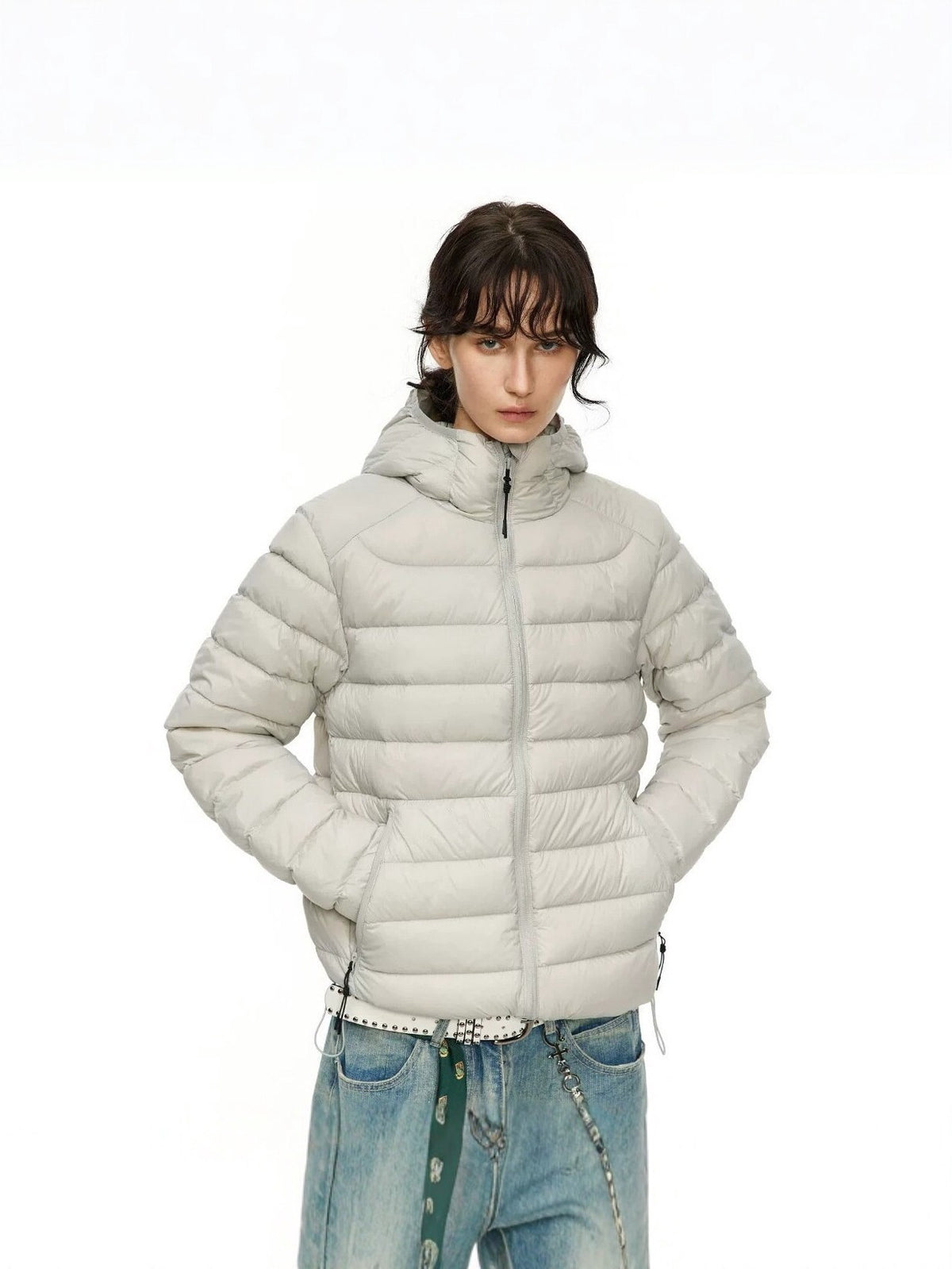 Lightweight Padded Hooded Short Women's Jacket