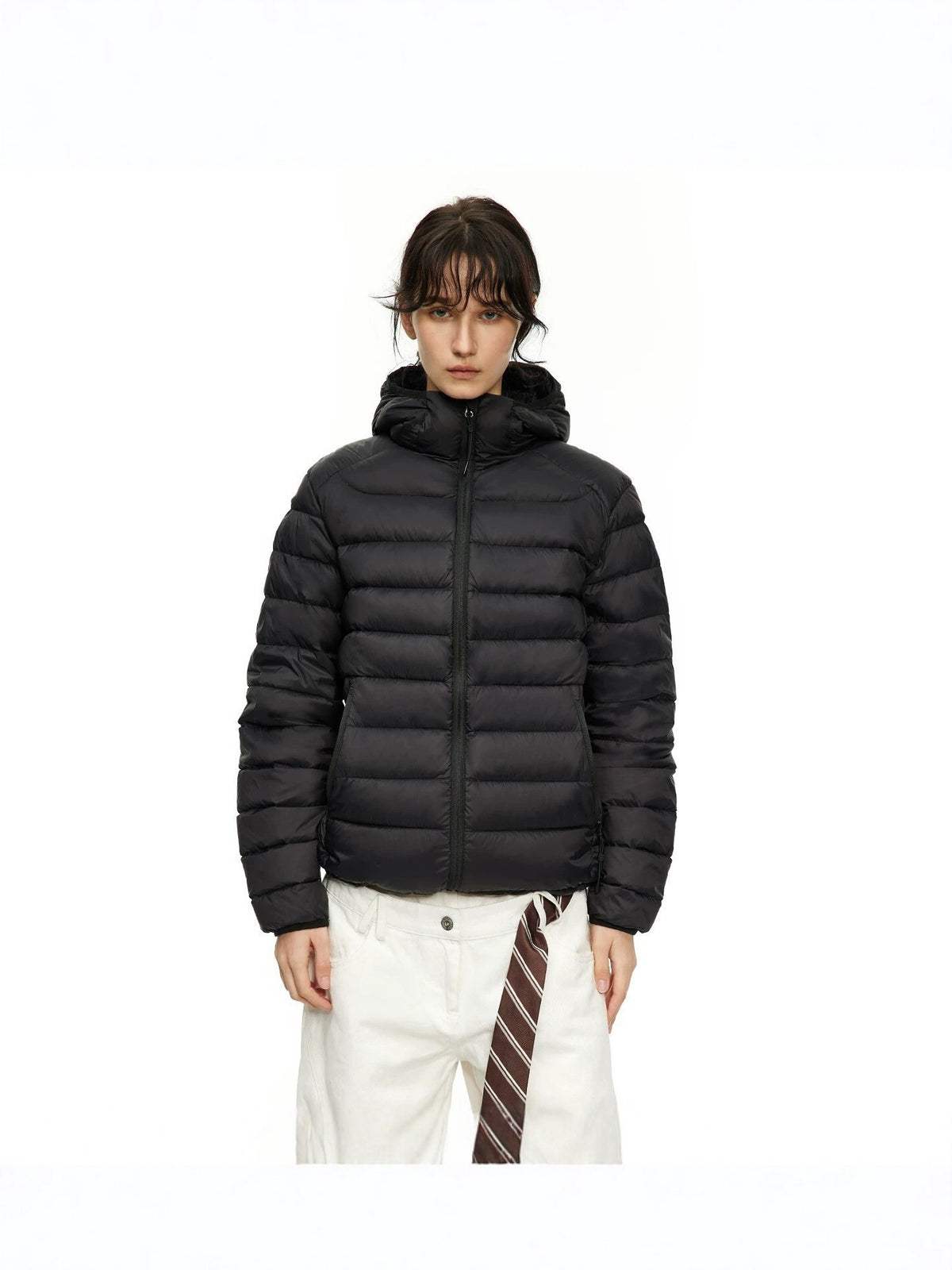Lightweight Padded Hooded Short Women's Jacket