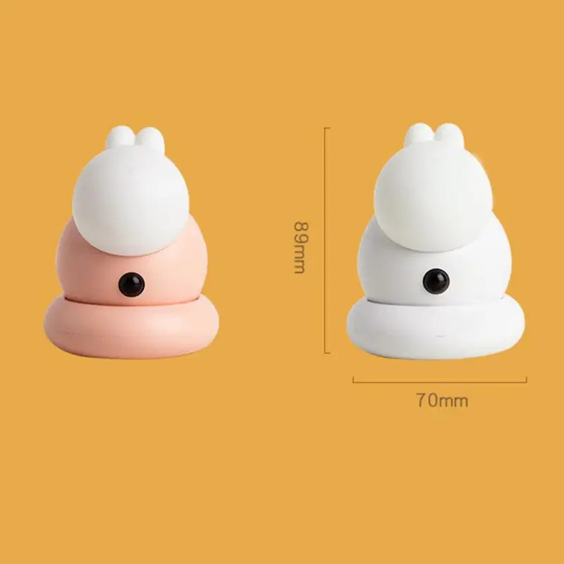 Cute Rabbit Human Body Induction Lamp Led Pat Silicone Charging Cabinet USB Night Light Wall Induction Corridor Lamp